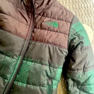 Reversible north face jacket coat